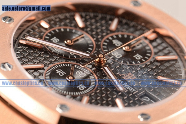 Replica Audemars Piguet Royal Oak Chronograph Watch Rose Gold 26320OR.OO.1220OR.01L